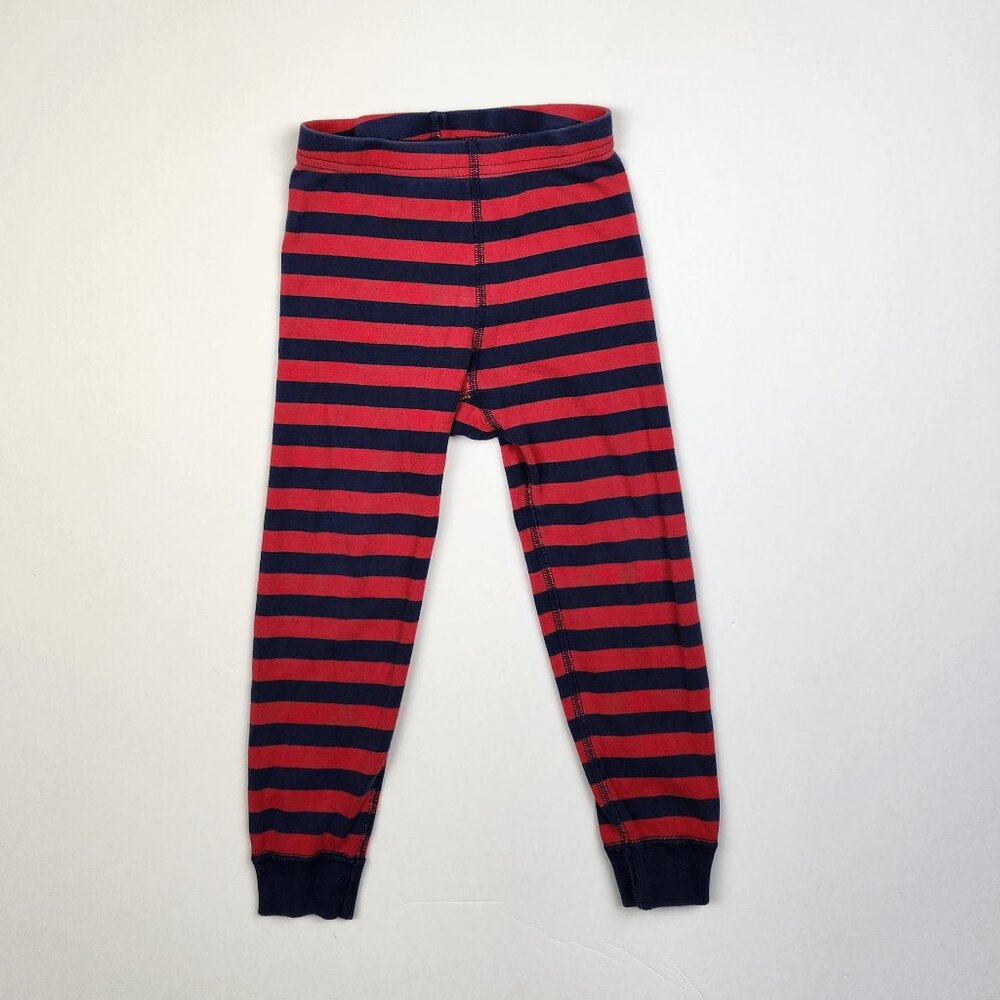 Hanna Andersson Red Blue Stripe Organic Cotton Pajama Pants sz US 4 100cm